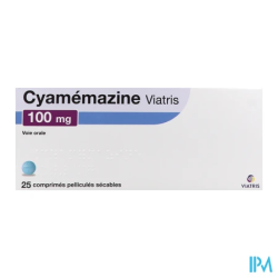 CYAMEMAZINE 100MG VTS CPR SEC 25