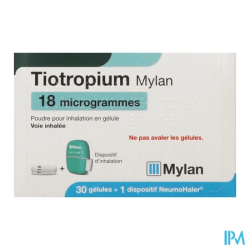 TIOTROPIUM 18MCG VTS PDR INH GEL30