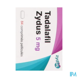 TADALAFIL 5MG ZYDUS CPR 84