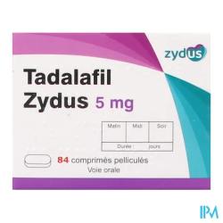 TADALAFIL 5MG ZYDUS CPR 84