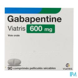 GABAPENTINE 600MG VTS CPR SEC 90