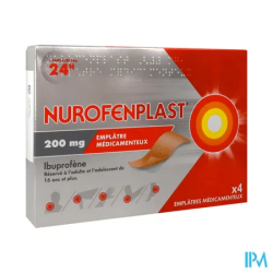 NUROFENPLAST 200MG EMPLATRE 4