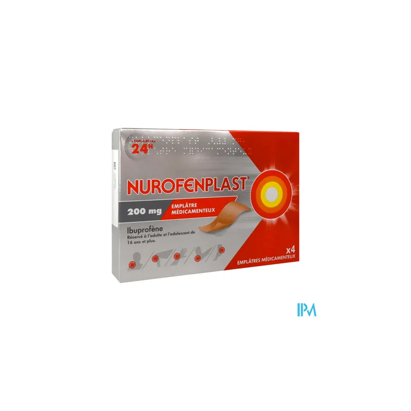 NUROFENPLAST 200MG EMPLATRE 4