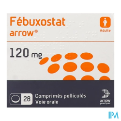 FEBUXOSTAT 120MG ARROW CPR 28