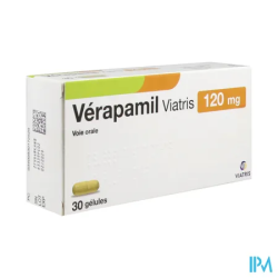 VERAPAMIL 120MG VIATRIS GELULE 30