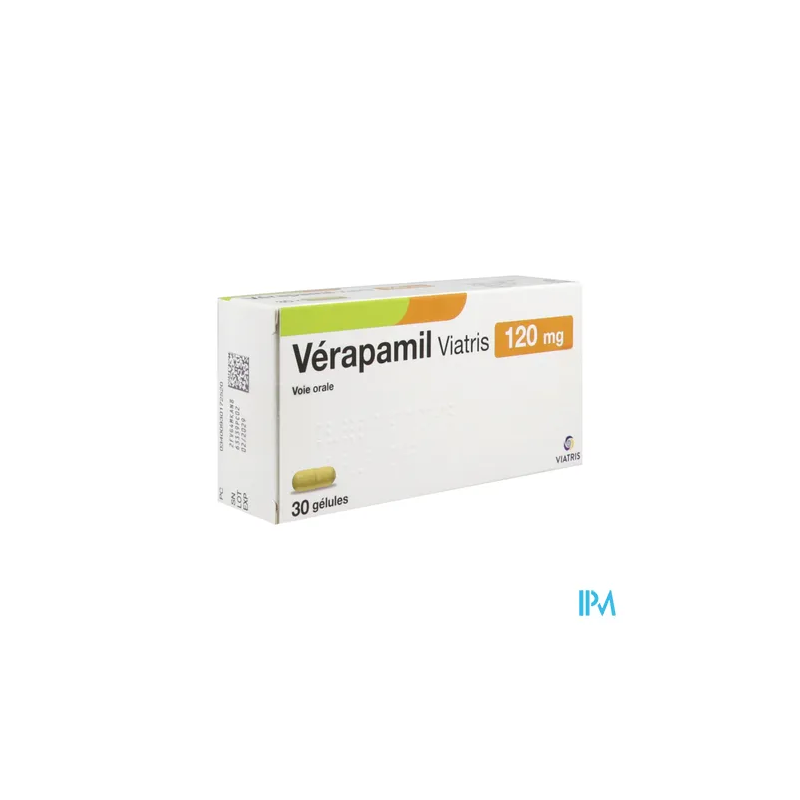 VERAPAMIL 120MG VIATRIS GELULE 30