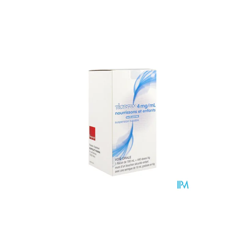 TIORFAN 4MG/ML SUSP BUV FL 180ML