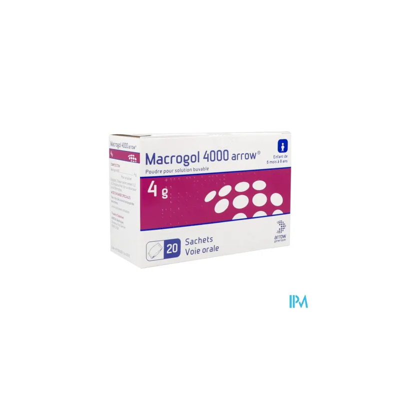 MACROGOL 4 000 4G ARROW SACHET 20