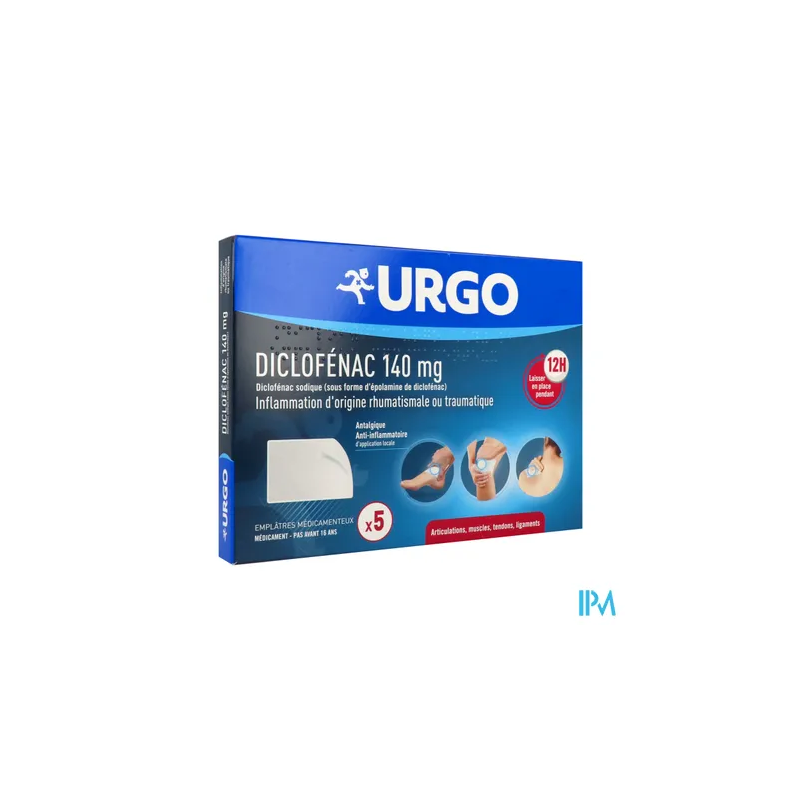 DICLOFENAC 140MG URGO EMPLATRE 5