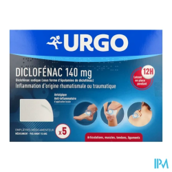 DICLOFENAC 140MG URGO EMPLATRE 5