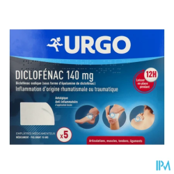 DICLOFENAC 140MG URGO EMPLATRE 5