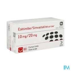 EZETIMIBE/SIMVA 10MG/20MG ARW CP90