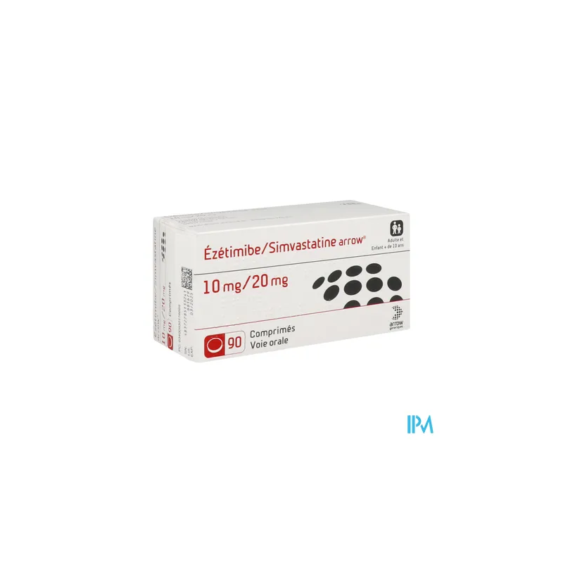 EZETIMIBE/SIMVA 10MG/20MG ARW CP90