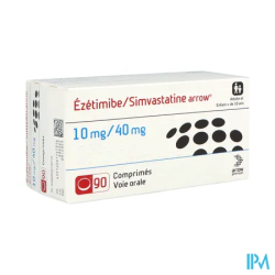 EZETIMIBE/SIMVA 10MG/40MG ARW CP90