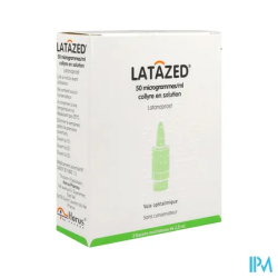 LATAZED 50MCG/ML COLLYRE 2,5ML FL3