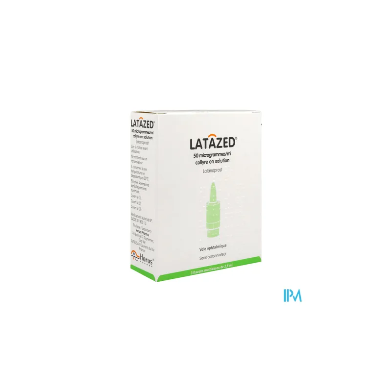 LATAZED 50MCG/ML COLLYRE 2,5ML FL3
