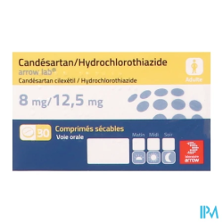 CANDESARTAN/HYD 8/12,5MG ARW CPR30