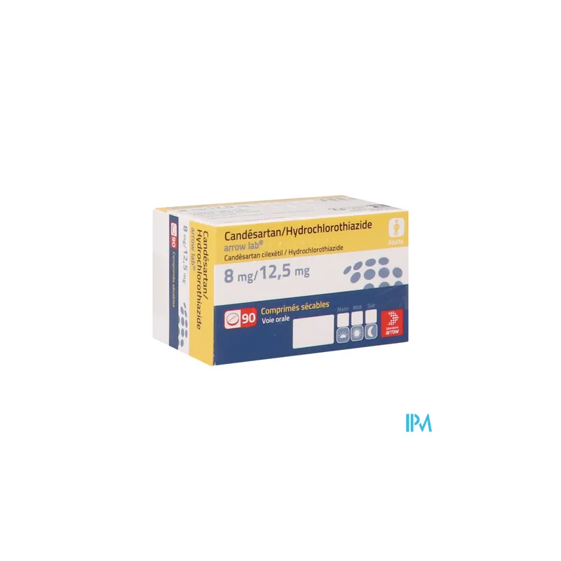 CANDESARTAN/HYD 8/12,5MG ARW CPR90