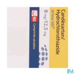 CANDESARTAN/HYD 8/12,5MG ARW CPR90