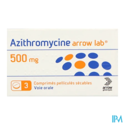 AZITHROMYCINE 500MG ARW CPR SEC3X1