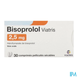 BISOPROLOL 2,5MG VTS CPR SEC 30X1