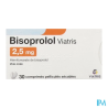 BISOPROLOL 2,5MG VTS CPR SEC 30X1