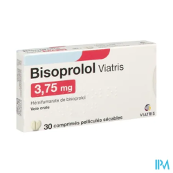 BISOPROLOL 3,75MG VTS CPR SEC 30X1