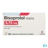 BISOPROLOL 3,75MG VTS CPR SEC 30X1