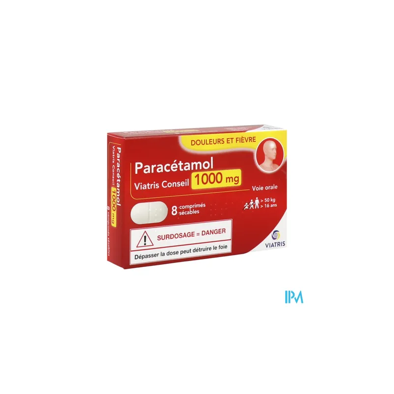 PARACETAMOL 1G VIATRIS CS CPR SEC8