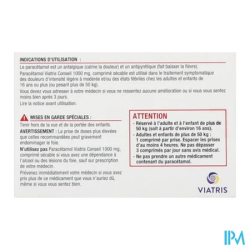 PARACETAMOL 1G VIATRIS CS CPR SEC8