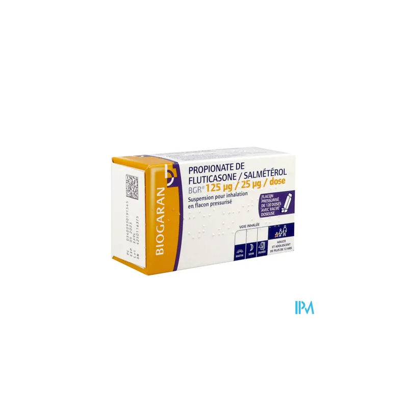 FLUTI/SALMETEROL 125/25 BGR INH120