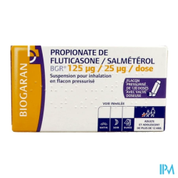 FLUTI/SALMETEROL 125/25 BGR INH120