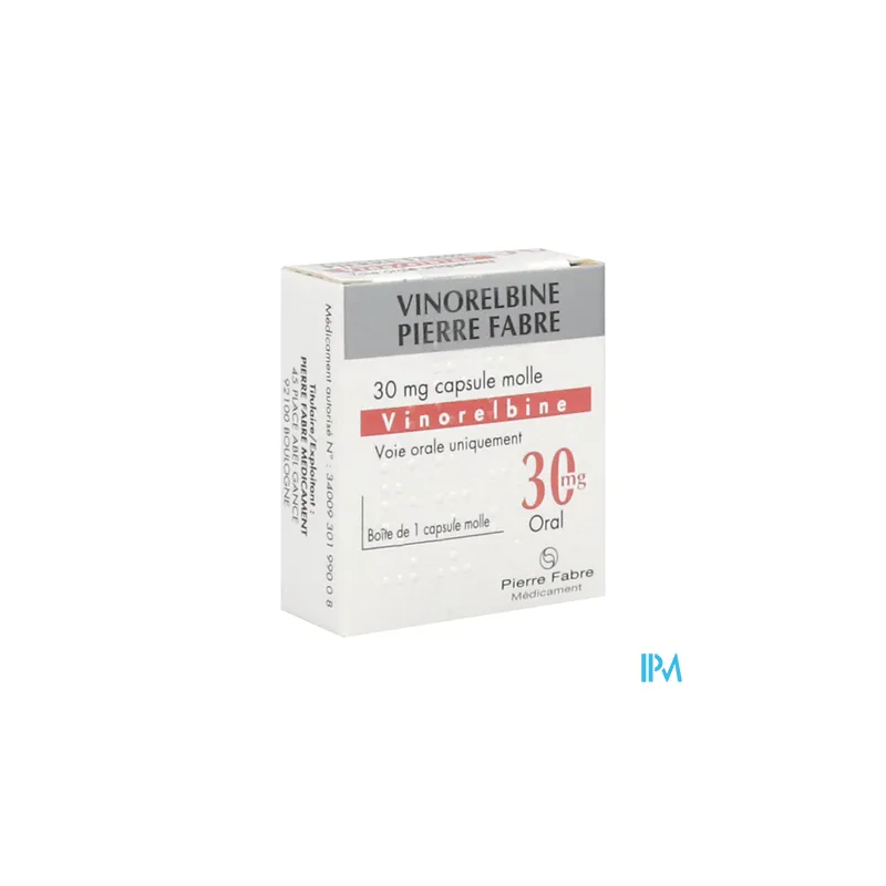 VINORELBINE 30MG P FABRE CAPS MOL1