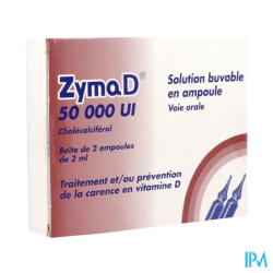 ZYMAD 50 000UI BUV 2ML BT 2 AMP