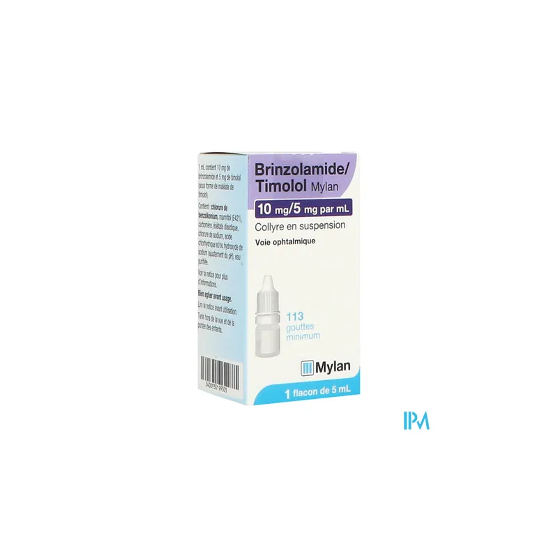 BRINZOL/TIMOLOL 10/5MG VTS COL5ML