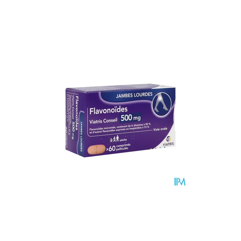 FLAVONOIDES 500MG VIATRIS CPR 60