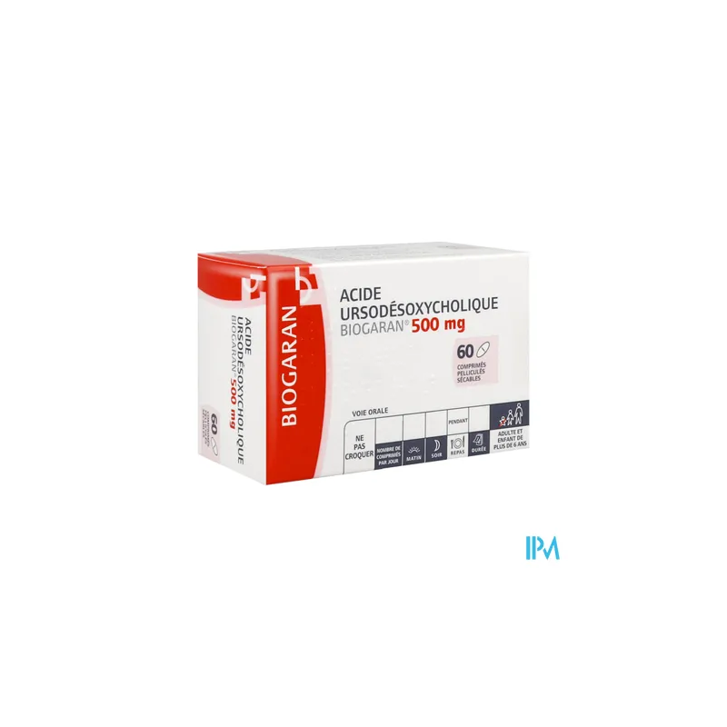 URSODESOXY ACIDE 500MG BIOG CPR 60