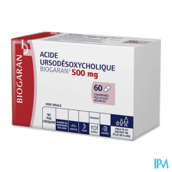 URSODESOXY ACIDE 500MG BIOG CPR 60