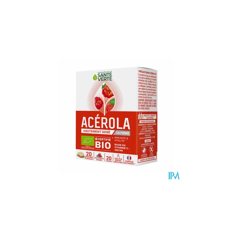 SANTE VERTE ACEROLA 1470 BIO CPR20