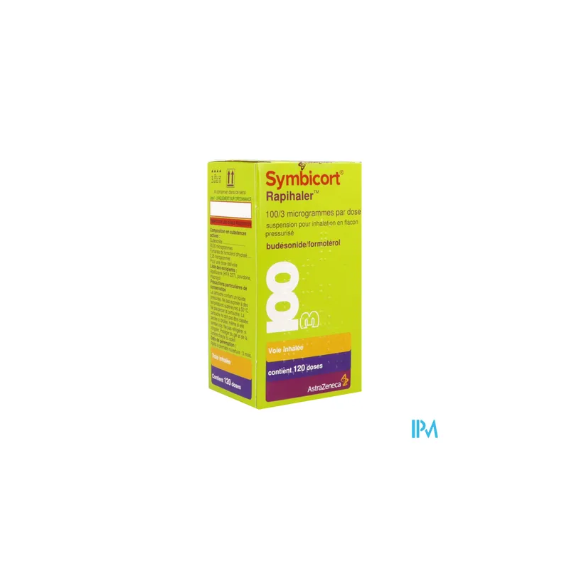 SYMBICORT RAPIHAL 100/3MCG INH 120