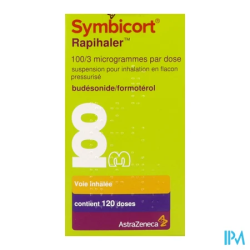 SYMBICORT RAPIHAL 100/3MCG INH 120