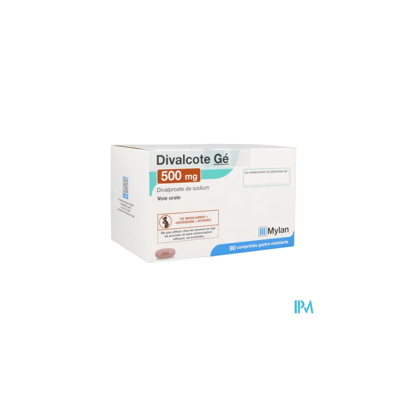 DIVALCOTE GE 500MG CPR 90