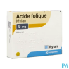 ACIDE FOLIQUE 5MG VIATRIS CPR 20
