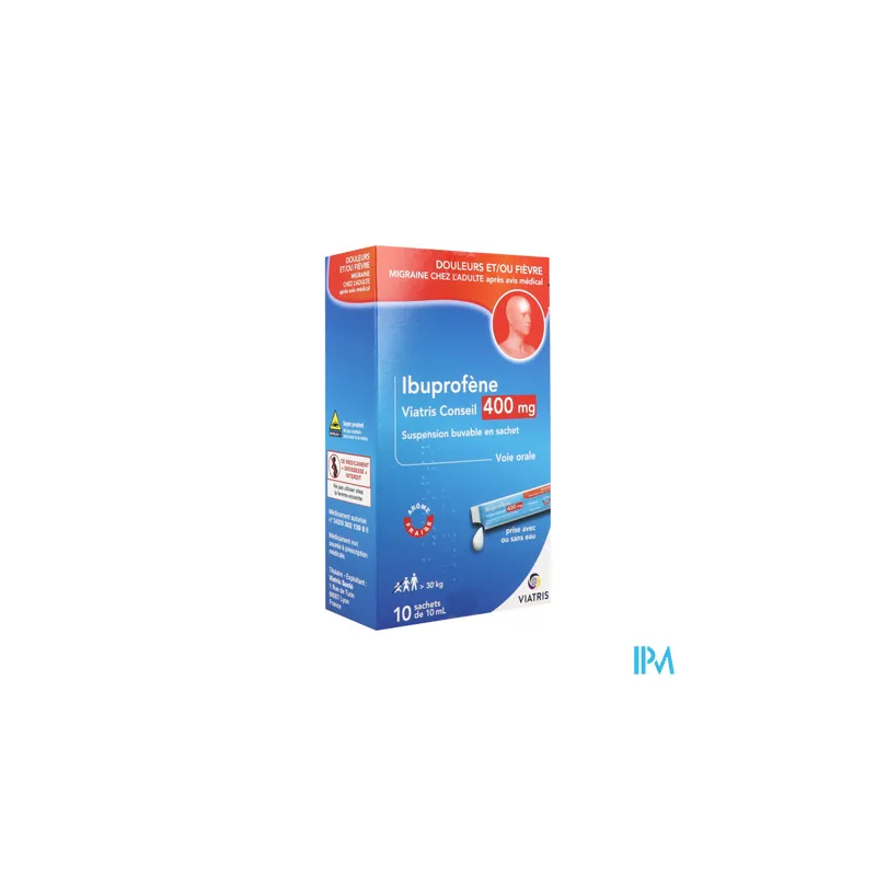 IBUPROFENE 400MG VIATRIS SACHET10