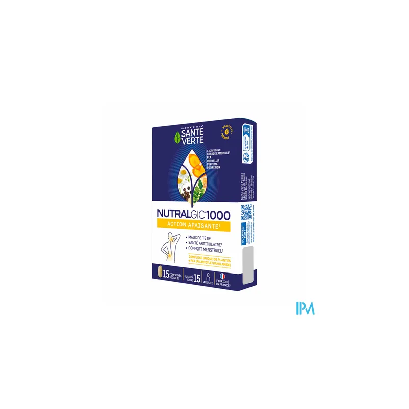 NUTRALGIC 1000 SANTE VERTE CPR 15