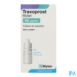 TRAVOPROST 40MCG/ML VTS COL2,5ML