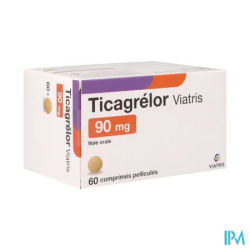 TICAGRELOR 90MG VIATRIS CPR 60