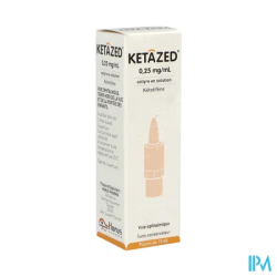 KETAZED 0,25MG/ML COL 10ML