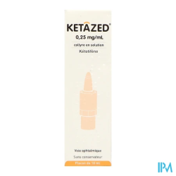 KETAZED 0,25MG/ML COL 10ML