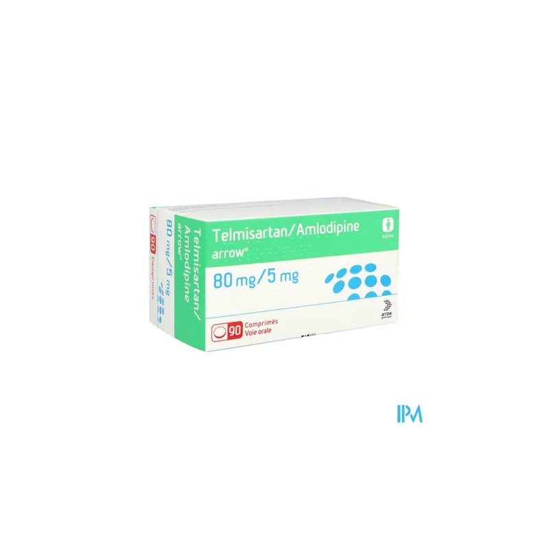 TELMISARTAN/AML 80/5MG ARW CPR 90